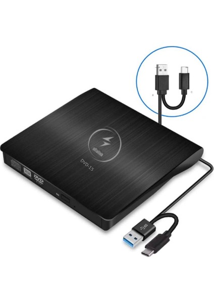 AL-DVD15 USB 3.0 Ultra Slim Taşınabilir DVD Rw Optik Yazıcı