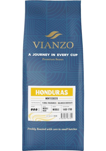 Honduras Montecristo Çekirdek Kahve Avantaj Paketi, Arabica 2X250 G fiyatları