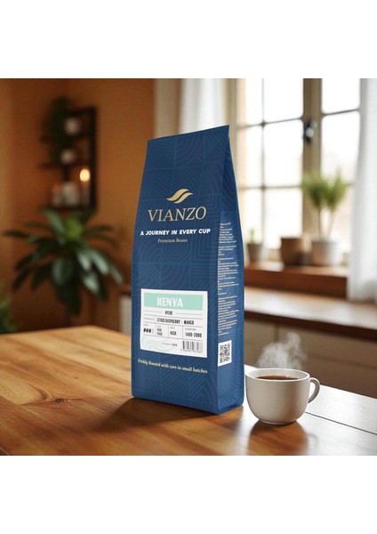 Kenya Nyeri Çekirdek Kahve, Arabica 250 G indirimleri