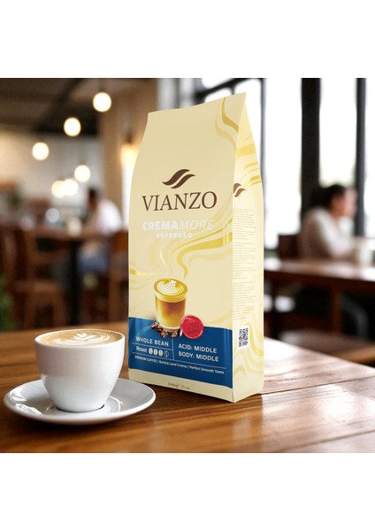 Cremamore Espresso Çekirdek Kahve, Arabica 1000 G indirimleri