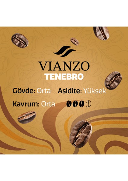 Tenebro Espresso Çekirdek Kahve, Arabica 1000 G modelleri