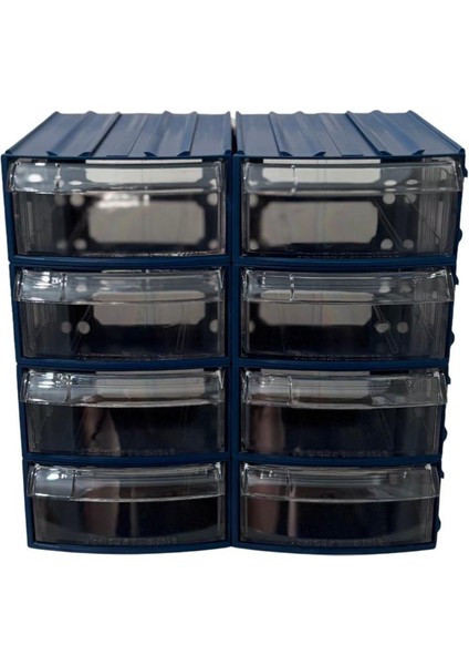 Plastik Çekmeceli Kutu 8 Çekmeceli 710-M modelleri