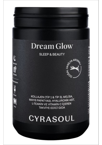 Dreamglow %100 Saf Hidrolize Kolajen Peptitleri Takviye Edici Gıda 30 Ölçek