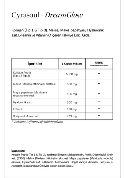 Dreamglow %100 Saf Hidrolize Kolajen Peptitleri Takviye Edici Gıda 30 Ölçek fırsatları