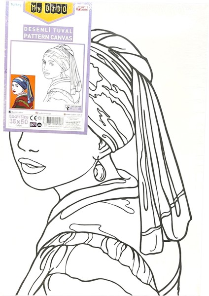 Mydido Desenli Tuval 35 x 50 cm