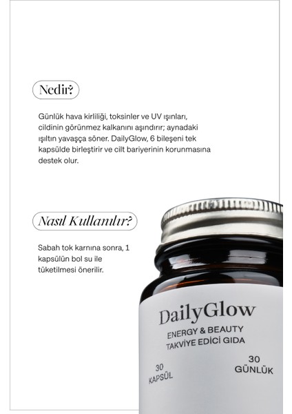 - DailyGlow MSM, Kırmızı Kore Ginsengi, Vitamin B3, Çinko, Manganez ve Selenyum İçeren Takviye Edici Gıda fiyatları