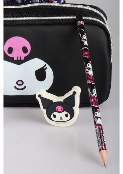 "dekomus Cep Defteri Hediyeli" Lisanslı Kuromı "shadow Chıc" Koleksiyonu Kalem Çantası,2 Adet Kurşun Kalem,silgi ve Kalemtraş Kırtasiye Seti modelleri
