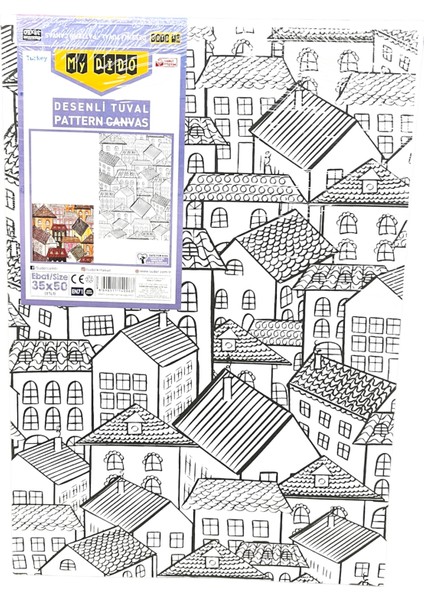 Mydido Desenli Tuval 35 x 50 cm