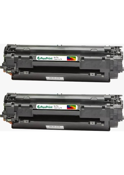 Canon CRG-728 Muadil Toner 2'li Anatajlı Paket