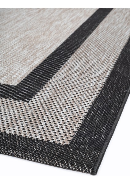 Sisal Plus Siyah Bordürlü Halı Bej Bordürlü Sisal Kilim indirimleri