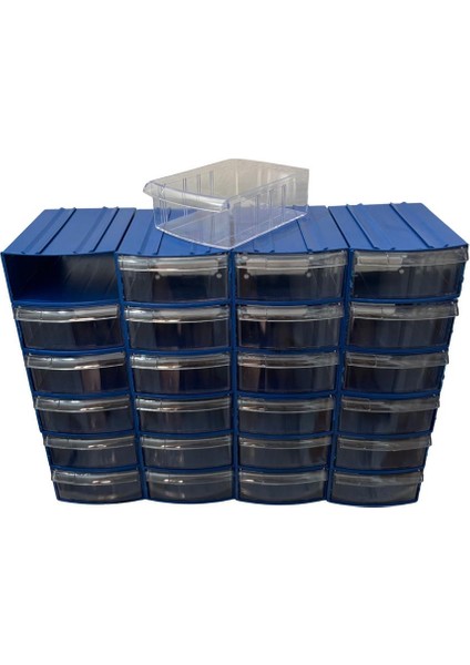 Plastik Çekmeceli Kutu 24 Çekmeceli 720-M