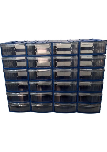 Plastik Çekmeceli Kutu 16 Çekmeceli 720-M