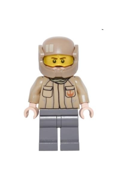 Minifigür Resistance Trooper Resistance Logo SW0721