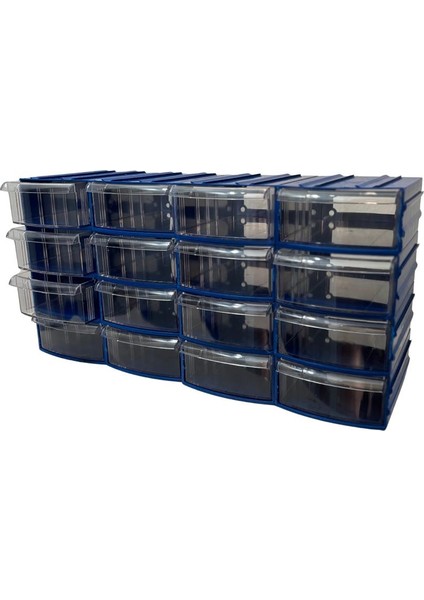 Plastik Çekmeceli Kutu 16 Çekmeceli 720-M fiyatları