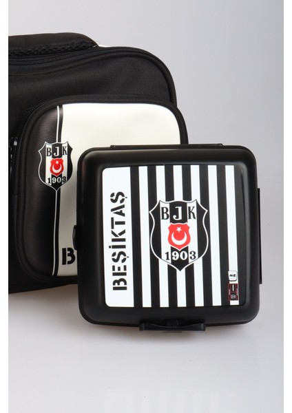 Yeni Sezon Lisanslı Beşiktaş 3 Bölmeli Çubuklu Beslenme Çantası,beslenme Kabı ve Matara Seti indirimleri
