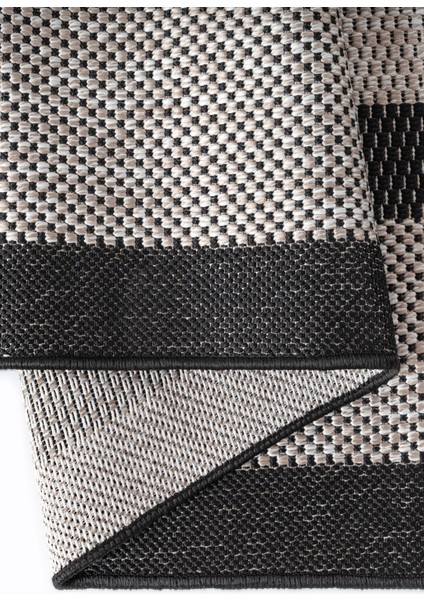 Sisal Plus Siyah Bordürlü Halı Bej Bordürlü Sisal Kilim fırsatları