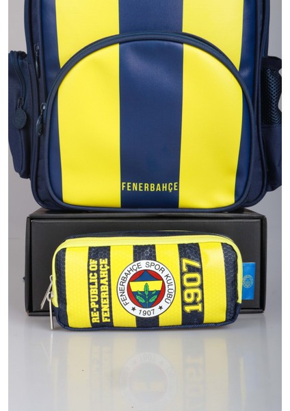 Yeni Sezon Lisanslı Fenerbahçe Çubuklu Okul Çantası ve Kalem Çantası Seti fırsatları