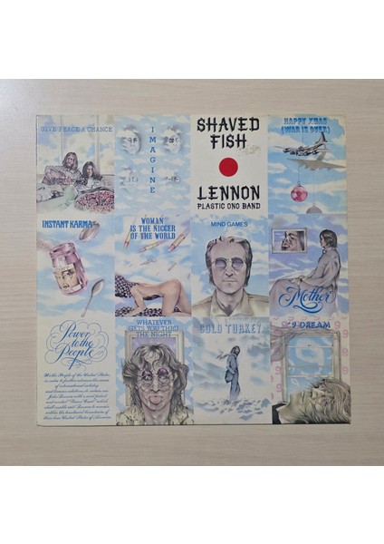 / Plastic Ono Band - Shaved Fish - 1975 - Dönem Baskı Plak - Longplay - Lp