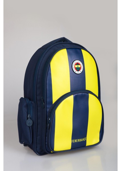 Yeni Sezon Lisanslı Fenerbahçe Full Set Çubuklu Okul,3 Bölmeli Beslenme Çantası ve Kalem Çantası Ile 700 ml Matara,beslenme Kabı