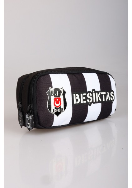 Yeni Sezon Lisanslı Beşiktaş Çubuklu Okul Çantası ve Kalem Çantası Seti