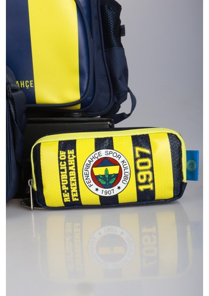 Yeni Sezon Lisanslı Fenerbahçe Çubuklu Okul Çantası,3 Bölmeli Beslenme Çantası ve Kalem Çantası Seti indirimleri