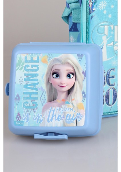 Dekomus Lisanslı Elsa Frozen "beslenme Çantası,beslenme Kabı ve 500 ml Trıtan Matara Okul Beslenme Seti fırsatları
