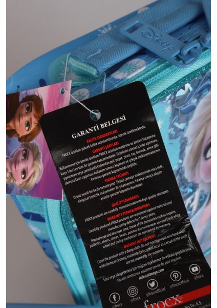 Dekomus Lisanslı Elsa Frozen "beslenme Çantası,beslenme Kabı ve 500 ml Trıtan Matara Okul Beslenme Seti