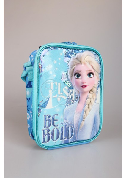 Dekomus Lisanslı Elsa Frozen "beslenme Çantası,beslenme Kabı ve 500 ml Trıtan Matara Okul Beslenme Seti