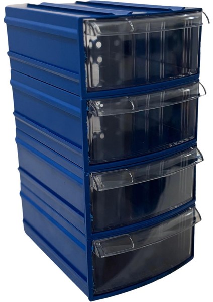 Plastik Çekmeceli Kutu 4 Çekmeceli 720-M modelleri