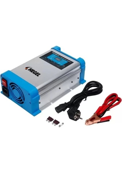 Obus Karavan Akü Şarj Cihazı 60A-12V Jel, Kuru, Sulu ve Lityum Tip Akü Şarj