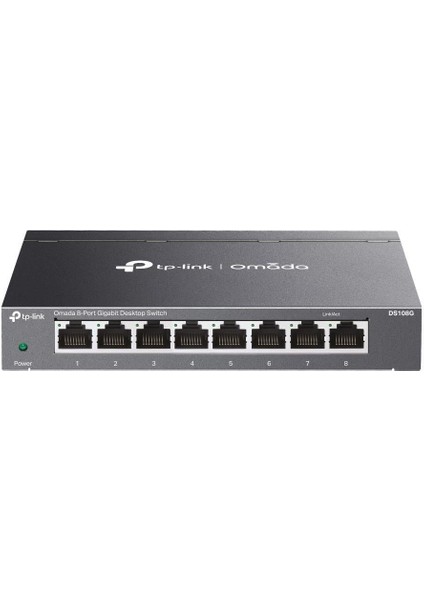 Omada Tp-Link DS108G 8 Port 10-100-1000 Mbps Switch Çelik Kasa Rack Mount