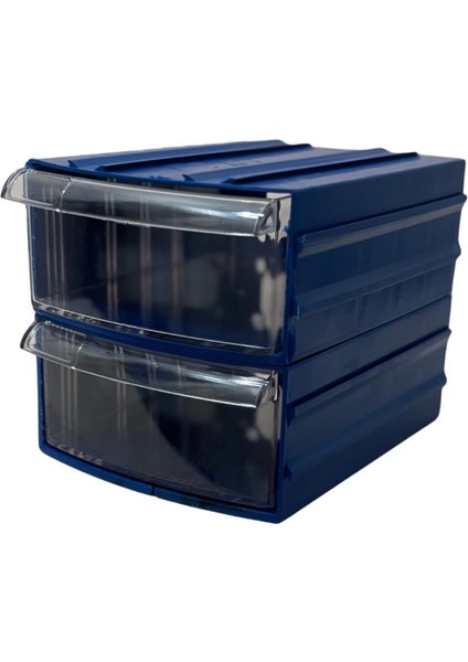 Plastik Çekmeceli Kutu 2 Çekmeceli 720-M modelleri