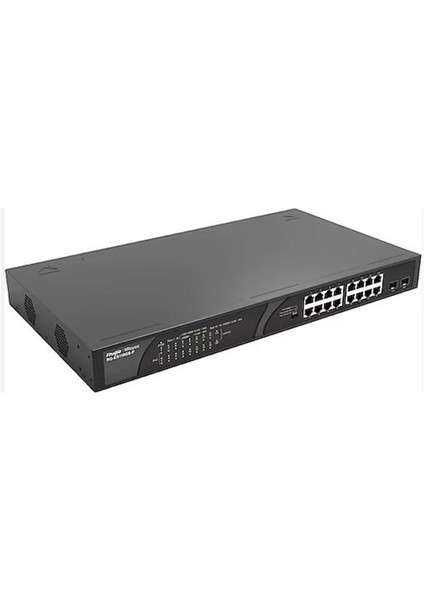 -Reyee RG-ES118GS-P 16 Port Poe+ 10-100-1000 Mbps 2 Port Sfp 247W