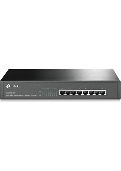 TL-SG1008MP 8 Port Poe+ 10-100-1000 Mbps Switch Çelik Kasa Rack Mount
