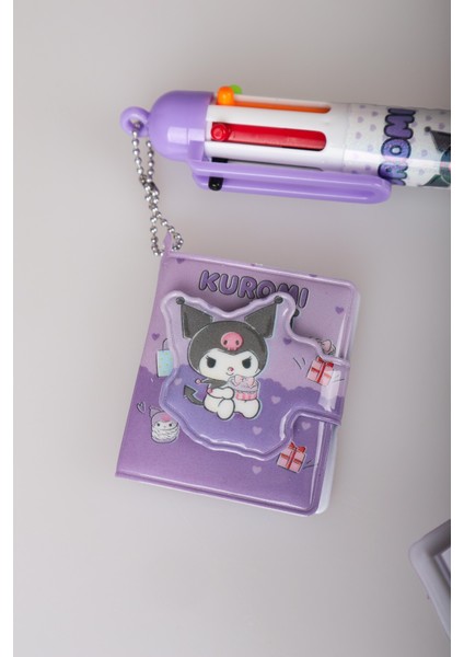 "dekomus Islak Mendil Hediyeli" Yeni Sezon Lisanslı Kuromı 6 Renkli Tükenmez Kalem ve Not Defteri 2'lisi fırsatları