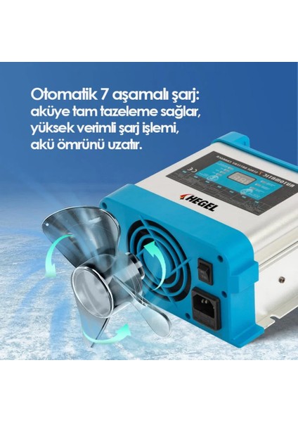 Obus Karavan Akü Şarj Cihazı 20A-12V Jel, Kuru, Sulu ve Lityum Tip Akü Şarj Cihazı modelleri