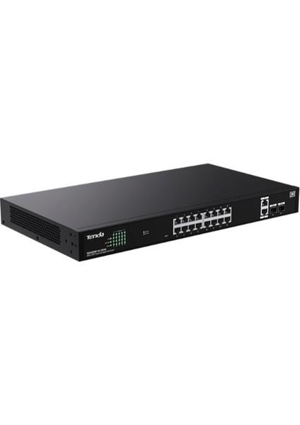 TEG2220P-16-250W 16 Port 10-100-1000 Poe +2 Sfp Switch Cloud Yönetilebilir Çelik Kasa Switch