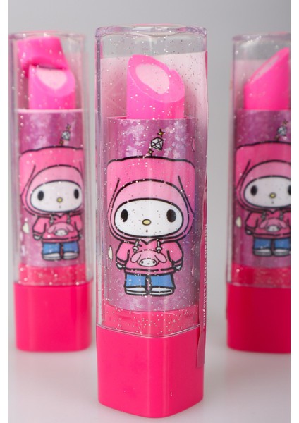 "dekomus Islak Mendil Hediyeli" Lisanslı My Melody "tek Adet" Ruj Silgi fiyatları