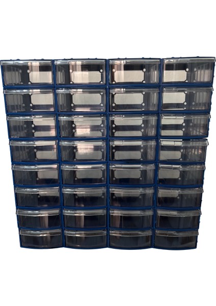 Plastik Çekmeceli Kutu 32 Çekmeceli 720-M