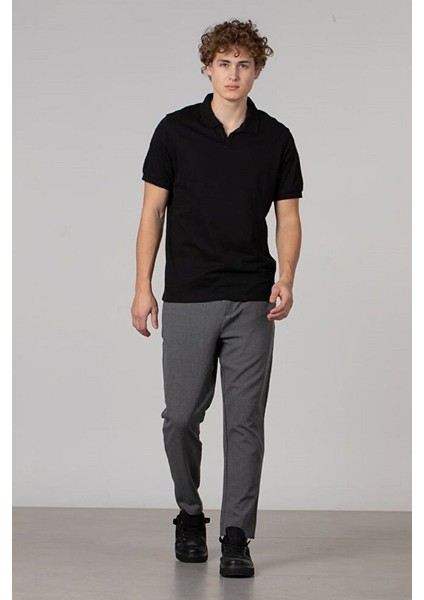 Erkek Açık Pat Likralı Polo V Yaka %100 Pamuk Pike T-Shirt fırsatları