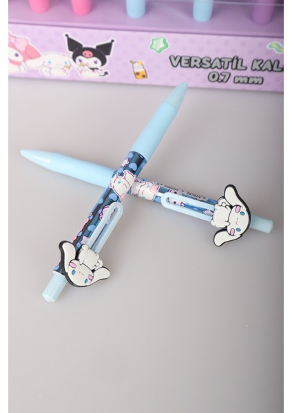 "dekomus Islak Mendil Hediyeli" Lisanslı Cınnamorol "tekli" Shınny Versatil Uçlu Kalem 0.7 mm