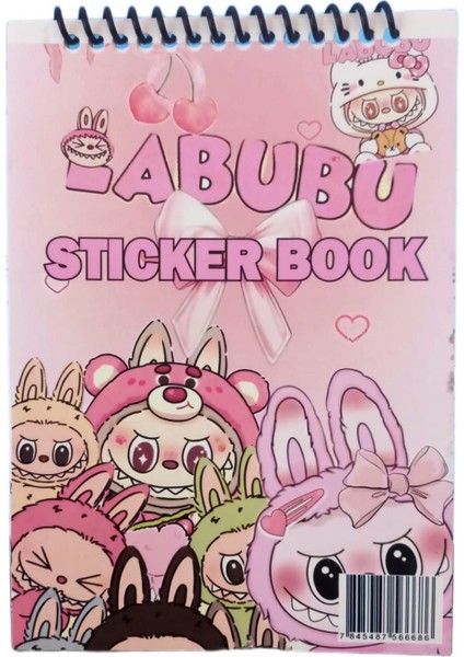 Ars Desing A6 6 Yaprak Sticker Etiket Defteri Labubu