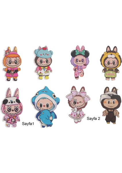 Ars Desing A6 6 Yaprak Sticker Etiket Defteri Labubu fiyatları