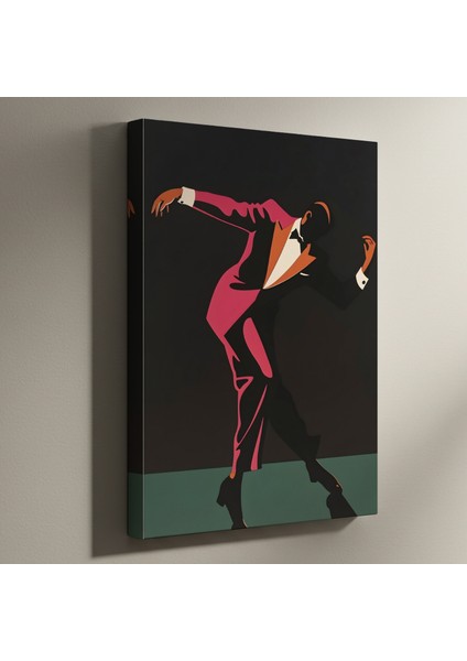 Dans Eden Adam Soyut Sanat Tablosu