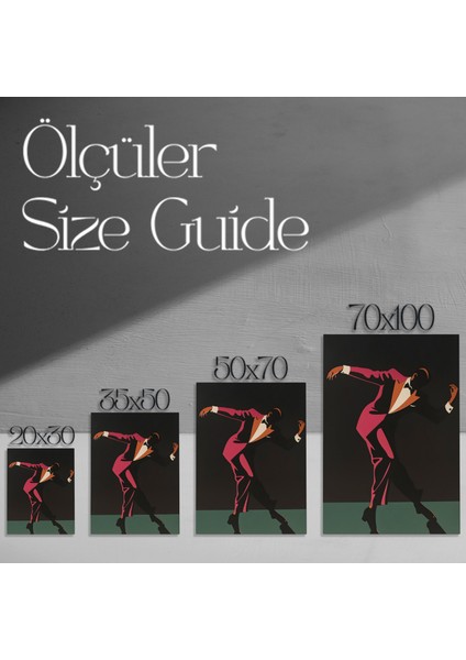 Dans Eden Adam Soyut Sanat Tablosu modelleri