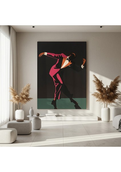 Dans Eden Adam Soyut Sanat Tablosu fırsatları