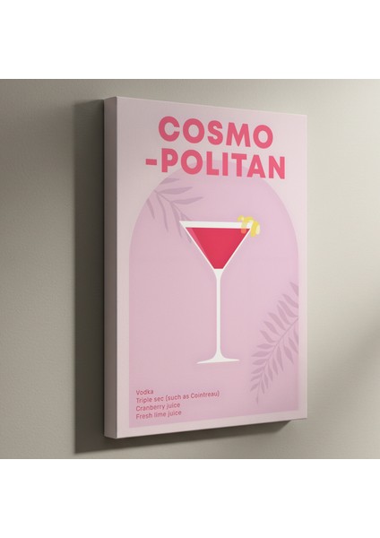 Cosmopolitian Kokteyli Illüstrasyon Tablosu