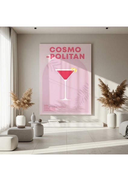 Cosmopolitian Kokteyli Illüstrasyon Tablosu fırsatları