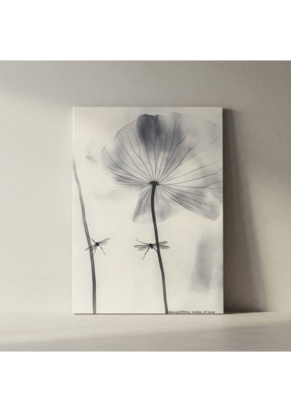 Lotus ve Yaban Arıları Soyut Sanat Tablosu fiyatları