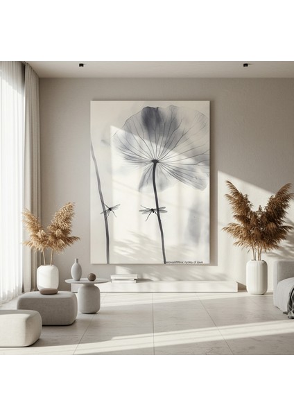 Lotus ve Yaban Arıları Soyut Sanat Tablosu fırsatları